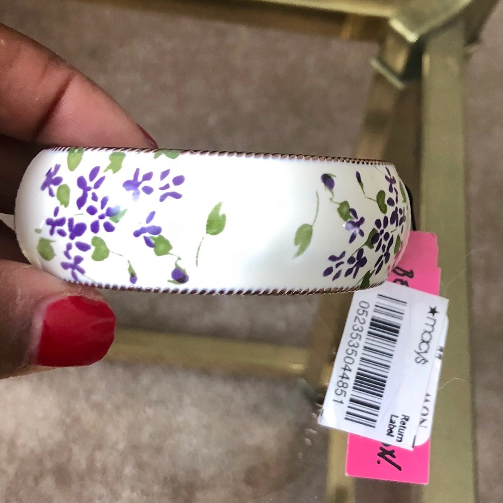NWT! Betsey Johnson Floral Cuff Bracelet